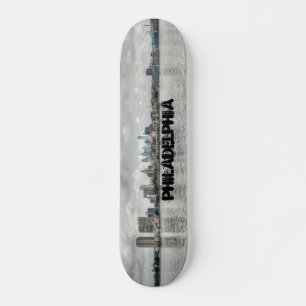 Skateboard Philly Skyline