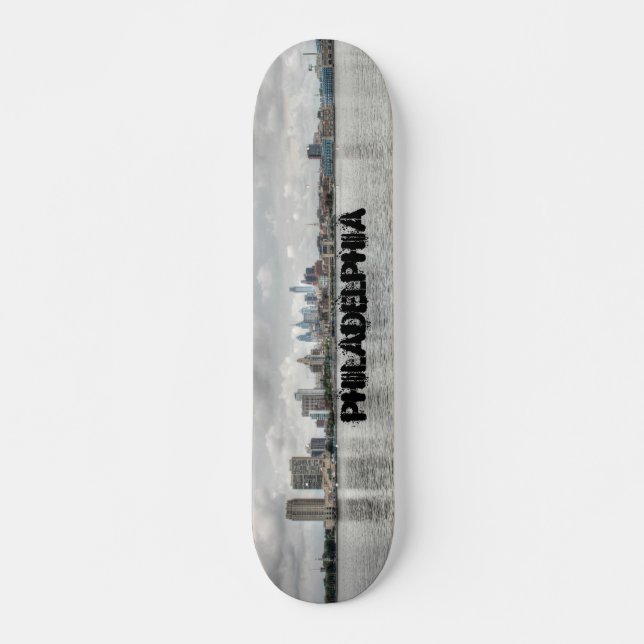 Skateboard Philly Skyline (Anverso )