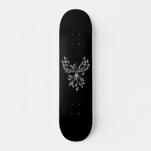 Skateboard Phoenix Rises en Negro
