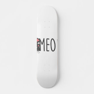 Skateboard Pie de gato - Elegir color de fondo