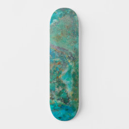 Skateboard Piedra mineral de crisocolal azul