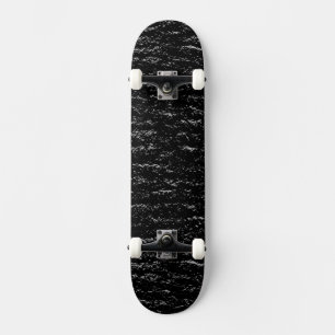 Skateboard Piedra negra y plateada