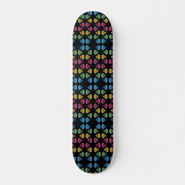 Skateboard Piedras preciosas (Anverso )