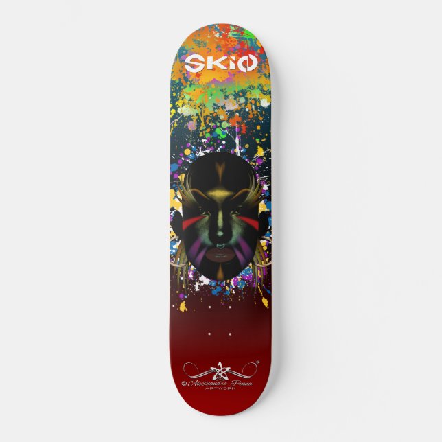 Skateboard Piel (Anverso)