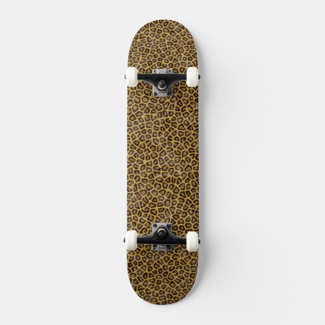 Skateboard Piel del leopardo (Anverso)