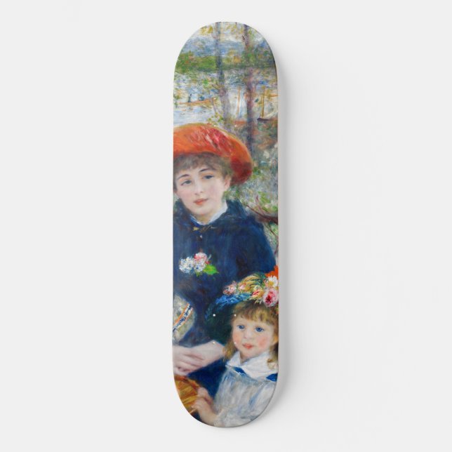 Skateboard Pierre-Auguste Renoir - Dos hermanas en la terraza (Anverso)