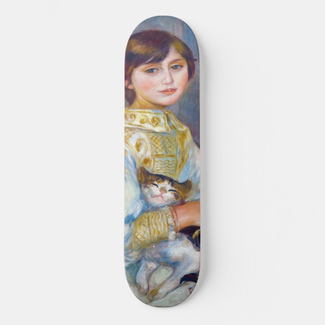 Skateboard Pierre-Auguste Renoir - Niño con gato (Anverso)