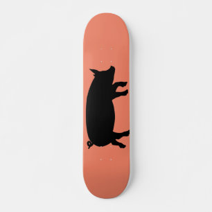 Skateboard Pig Silhouette