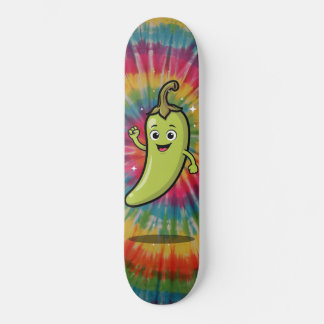 Skateboard Pimiento Verde Retro Picante