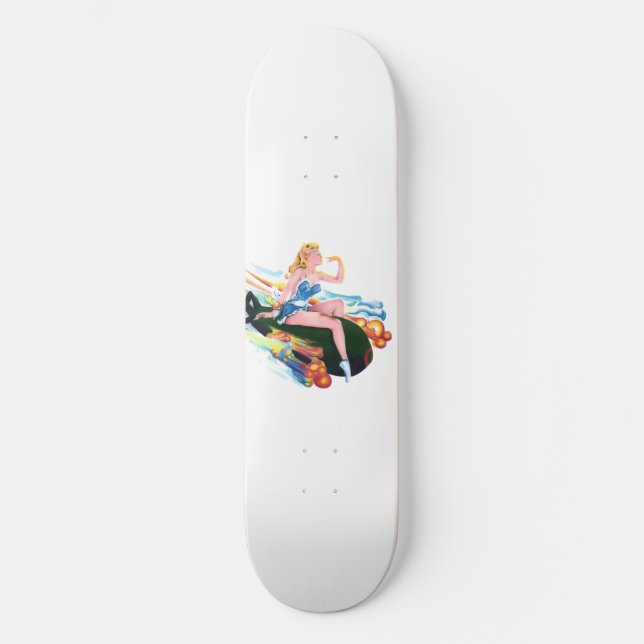 Skateboard Pin Up II (Anverso)