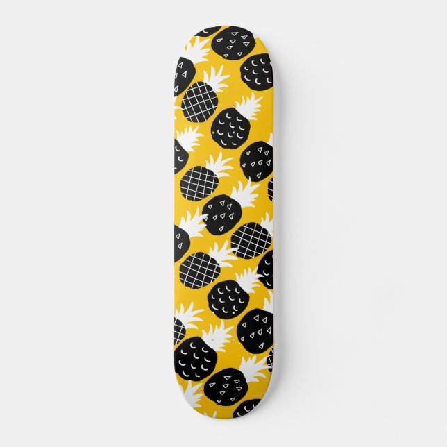 Skateboard Piña negra (Anverso)
