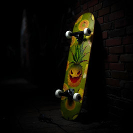 Skateboard Piña tallada de Halloween