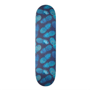 Skateboard Piñas azules del teñido anudado