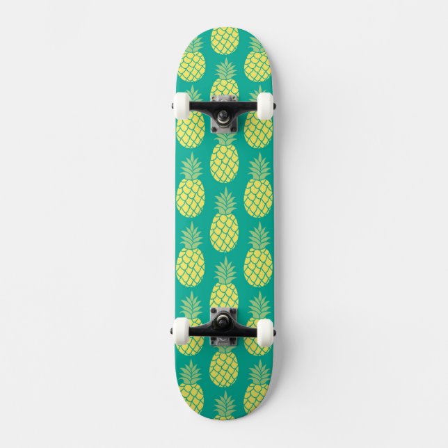 Skateboard Piñas en colores pastel (Anverso)