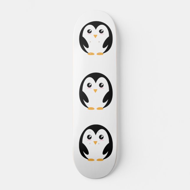 Skateboard Pingüino cutáneo (Anverso)