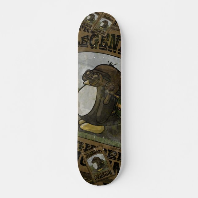 Skateboard Pingüino legendario del vuelo (Anverso )