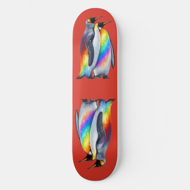 Skateboard Pingüinos Orgullosos Unidos (Anverso)