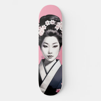 Skateboard Pink Geisha