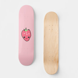 Skateboard Pink Kawaii Strawberry