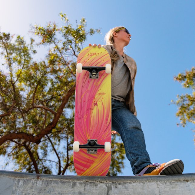 Skateboard Pink Meadow (Exterior 1)