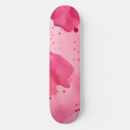 Skateboard Pink on Pink Abstract