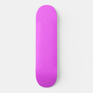 Skateboard Pink Skinny Chevron