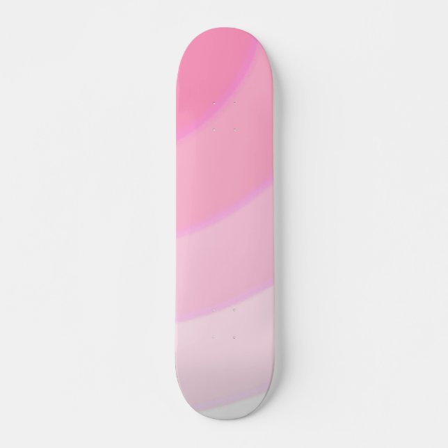 Skateboard Pink Swirls (Anverso )