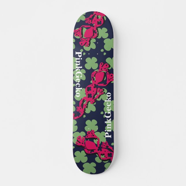 Skateboard PinkGecko (Anverso )