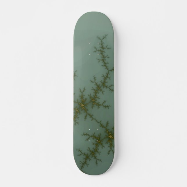 Skateboard Pino de nieve - Arte fractal (Anverso )