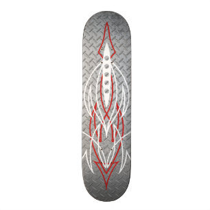Skateboard Pinstriping metalizado