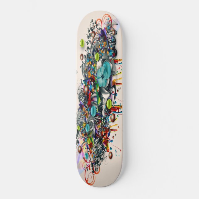 Skateboard Pintada (Anverso)