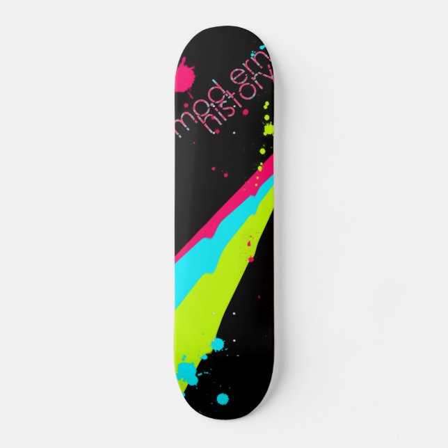 Skateboard pintada (Anverso)