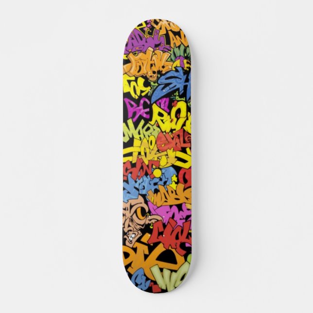 Skateboard Pintada (Anverso )