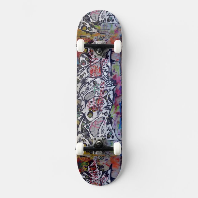 Skateboard Pintada (Anverso)