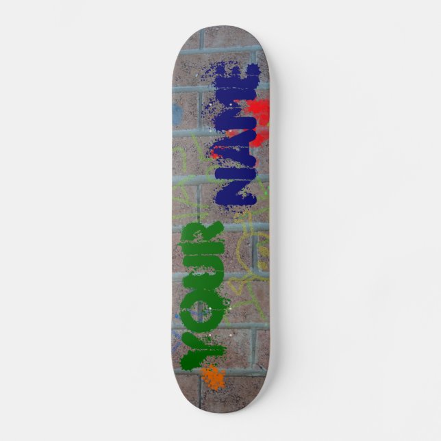 Skateboard Pintada adaptable (Anverso)