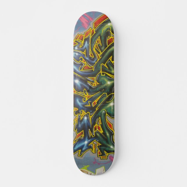 Skateboard Pintada de Bams (Anverso )