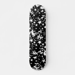 Skateboard Pintada de la estrella de B&W