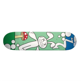 Skateboard Pintada del conejito