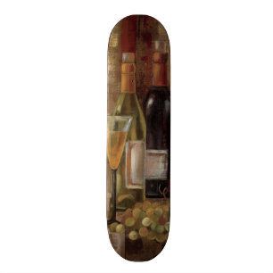Skateboard Pintada y vino