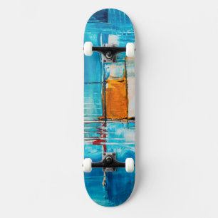 Skateboard Pintado Artístico Cool