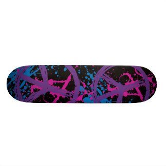 SKATEBOARD PINTE LOS SIGNOS DE LA PAZ DE LA SALPICADURA