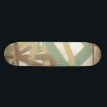 Skateboard Pintura a mano alzada por Norman Wyatt<br><div class="desc">Un original de Norman Wyatt Jr. Moderna pintura abstracta de mano libre en tonos tierra muda. Se vería genial en una pared de color crema,  una almohada de concha de huevo o como un diseño en una camisa marrón. ¿Cómo vas a personalizar el tuyo?</div>