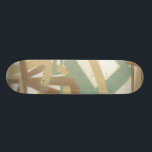Skateboard Pintura a mano alzada por Norman Wyatt<br><div class="desc">Un original de Norman Wyatt Jr. Moderna pintura abstracta de mano libre en tonos tierra muda. Se vería genial en una pared de color crema,  una almohada de concha de huevo o como un diseño en una camisa marrón. ¿Cómo vas a personalizar el tuyo?</div>