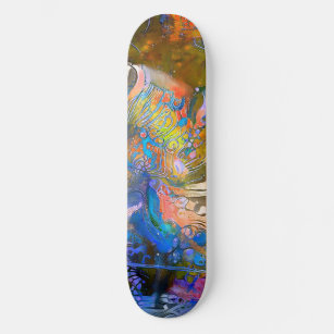 Skateboard Pintura abstracta