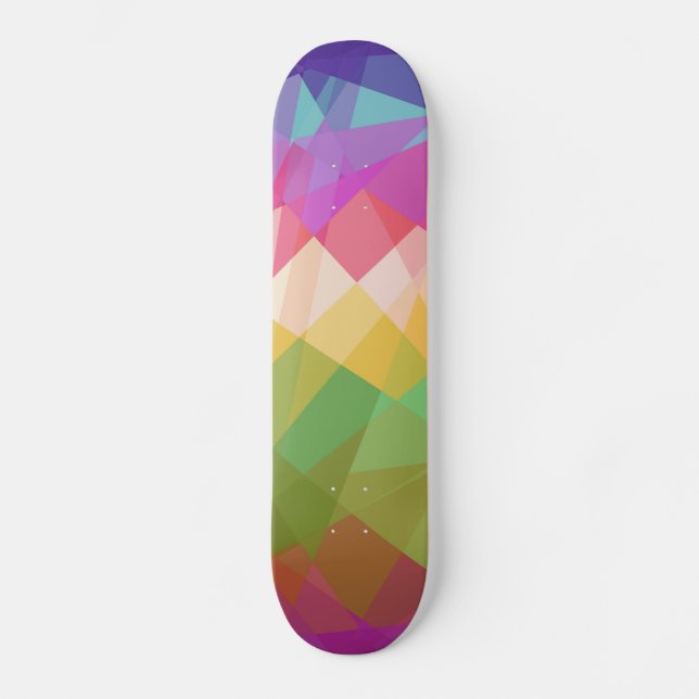 Skateboard Pintura abstracta | Arte abstracto (Anverso)
