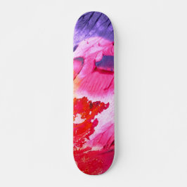 Skateboard Pintura abstracta colorida moderna