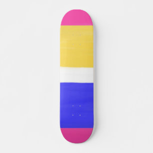 Skateboard pintura abstracta moderna