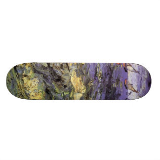 Skateboard Pintura al óleo del mar. Vincent van Gogh.
