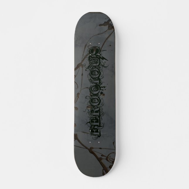 Skateboard Pintura Callejera Feroz (Anverso )