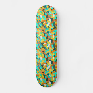 Skateboard Pintura colorida